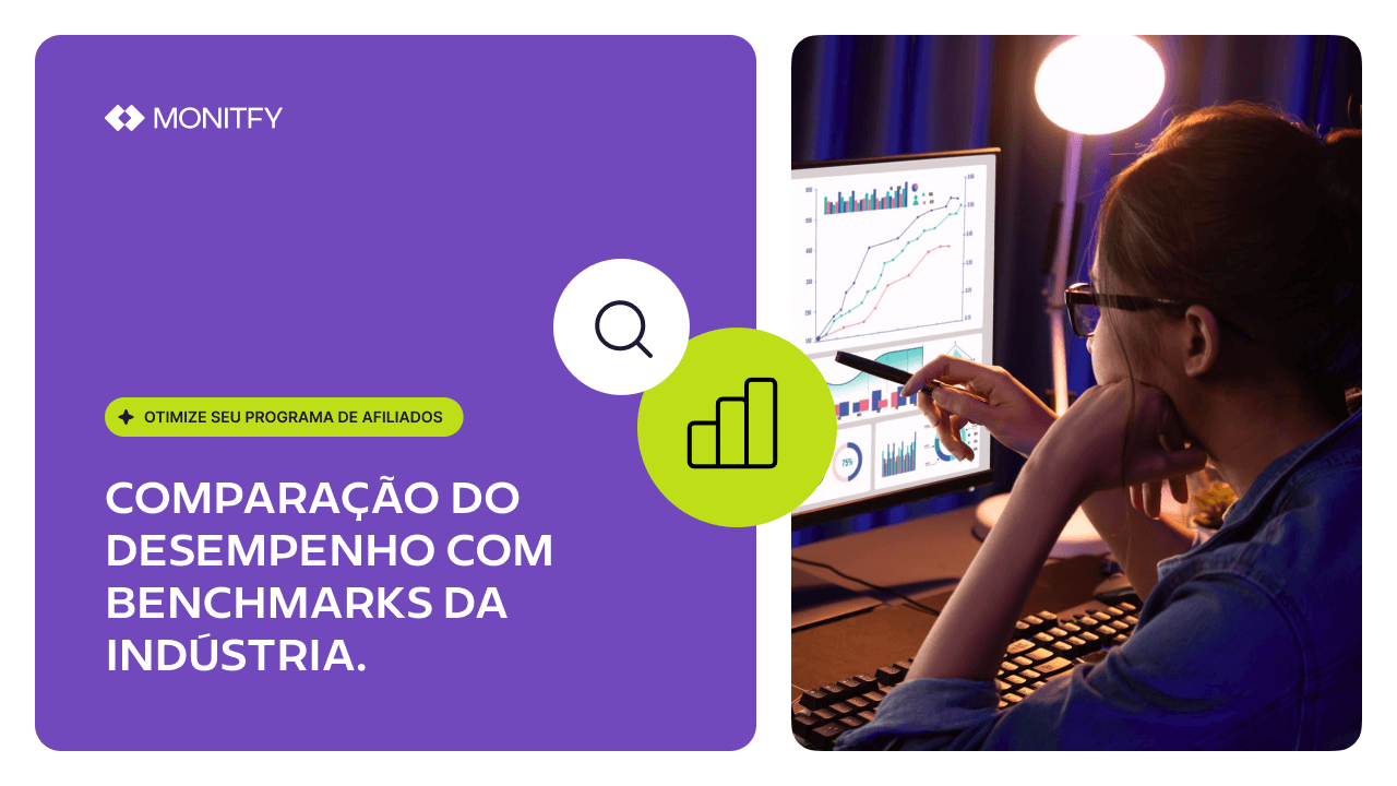 Comparação do Desempenho do Programa de Afiliados com Benchmarks da Indústria 